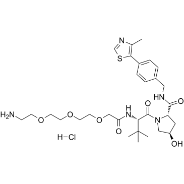(S,R,S)-AHPC-PEG3-NH2 (hydrochloride)