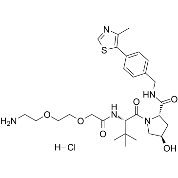 HY-103603-50mg: (S,R,S)-AHPC-PEG2-NH2 (h