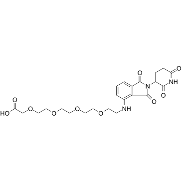 HY-21930-100mg: Pomalidomide-PEG4-C-COOH