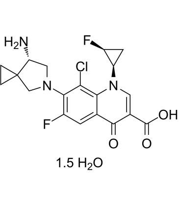 HY-B0395C-10mg: Sitafloxacin (hydrate)