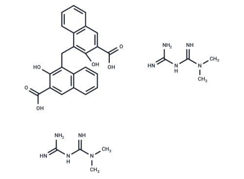 Metformin embonate