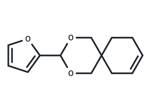 2,4-Dioxaspiro(5.5)undec-8-ene, 3-(2-fur
